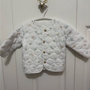 George White Quilted Kids Jacket